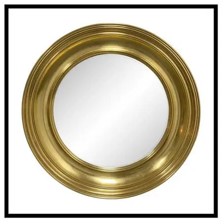 Roche Bobois Clara Gold Mirror, 40 Inches. Estimated Price: $2,400