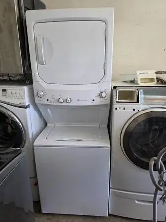 27 stackable ge washer and gas dryer