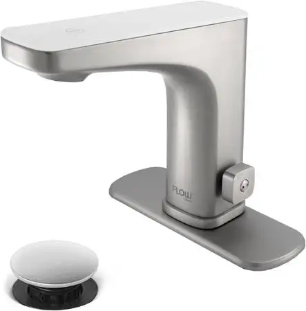 Bio Bidet by Bemis FLOW Grove Touchless Bathroom Sink Faucet - NEW
