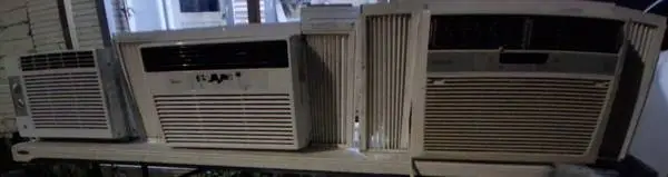 2 big ac window units & 1 smaller 5000 btu units for sale, all 3 work.