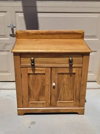 Vintage table Dry Sink Cabinet Antique Rustic