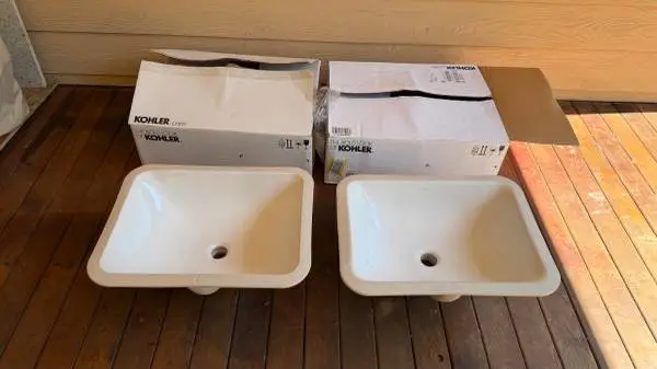 2 Kohler Undermount Sinks Brand New in the box 16” x 20”