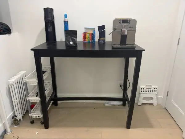 Black Wood Pub/Dining Table