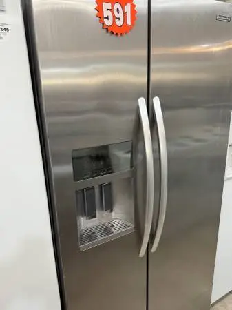 Stainless steel Kitchen Aid refrigerator