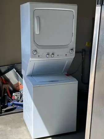 👉27” GE STACKABLE ELECTRIC WASHER AND DRYER