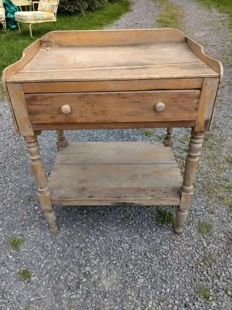 Antique Pine Washstand 19th century