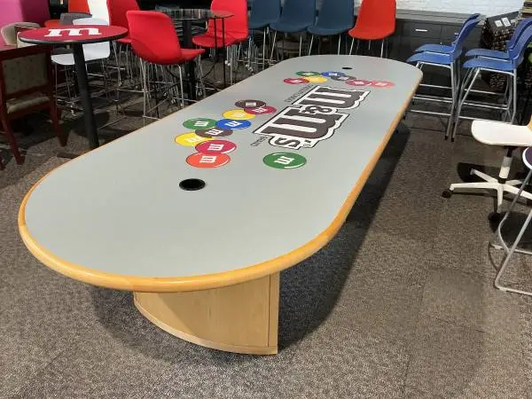 12x4 unique oval conference table w/ M&M Design Top by Krug - collec