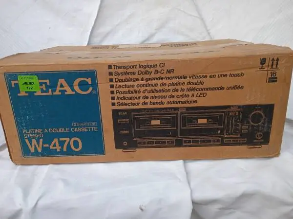 Teac Stereo Double Cassette Player New