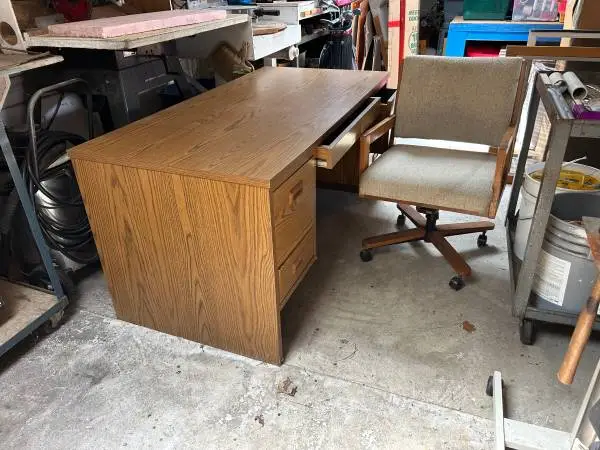 Office Desk and Chair