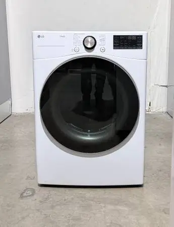 LG DLGX4001W Smart Front Load Gas Dryer 7.4 Cu. Ft. Capacity Repaired