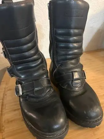 GBX Leather Motorcycle Riding Boots