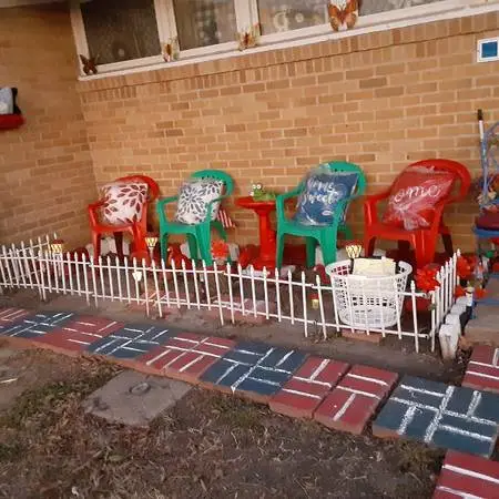 CHAIRS, CHAIRS, CHAIRS & STONE BRICKS