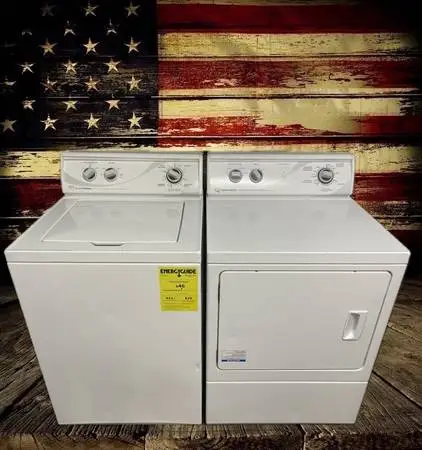 Speed Queen Washer and Gas dryer. Best you can get. No wifi!