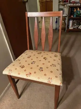 Upholstered Wooden Chair