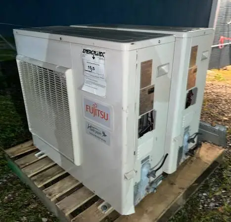 2 Fujitsu 33000btu 3 ton Mini Split package