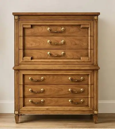 Amazing mid century bedroom set - dressers/ bed/ night stand/ mirror