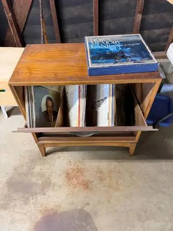 Vinyl Records Cabinet