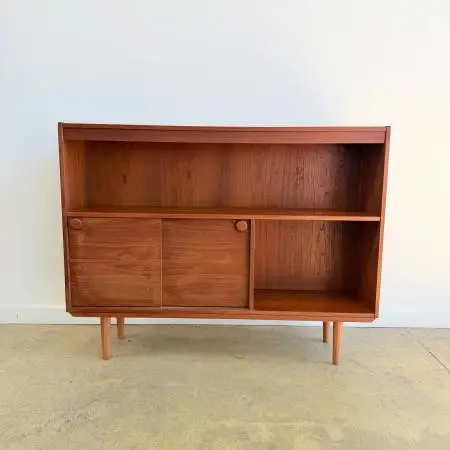 Danish Modern Teakwood Bookshelf Cabinet