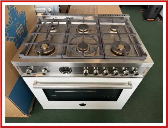 Bertazzoni – 36″ Professional Series range Gas oven Natursl Gas-Wh