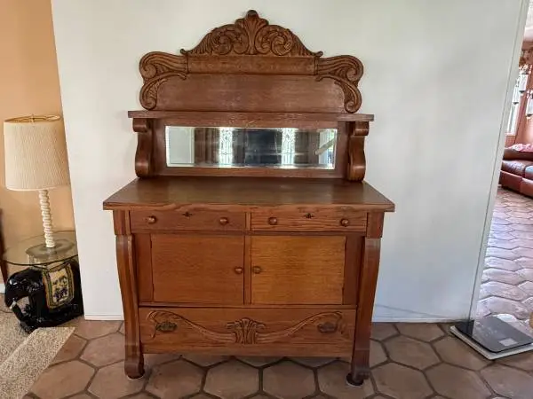 Antique Oak Hutch *Priced to sell!