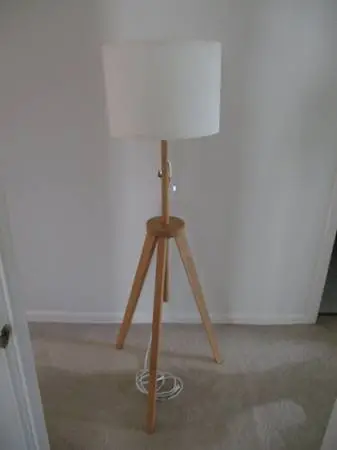 IKEA - Adjustable Wooden Floor Lamp