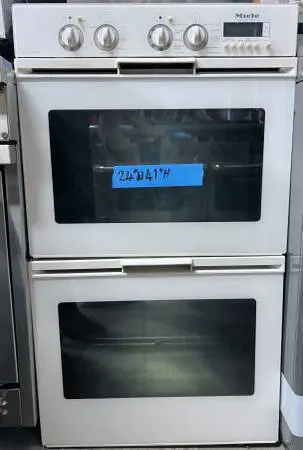 Miele 24 Inch Built In Deluxe H806 Vintage Stacked Double Wall Oven
