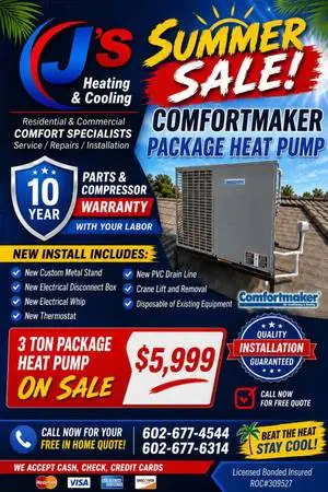 ☀️HUGE SAVINGS ON ANY NEW 2-3-4-5 TON HEAT PUMP FULLY INSTALLED☀️