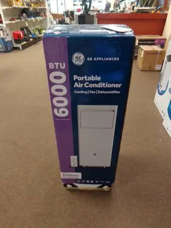GE 6000 BTU Portable AC w/ Window Kit