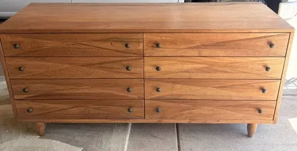 MID-CENTURY STYLE Noir Diamond Double Chest!!!!