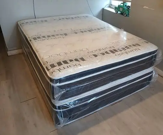 $190 Queen pillow mattress only brand new free delivery same-day