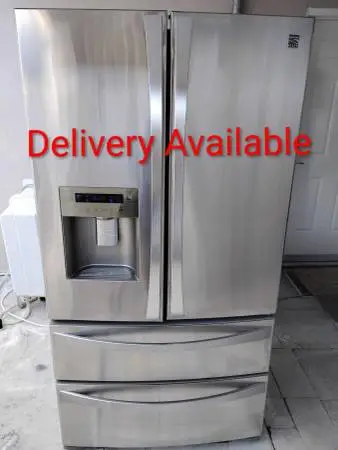 Newer Stainless Fridge/Freezer-Nice Very Clean Might Deliver
