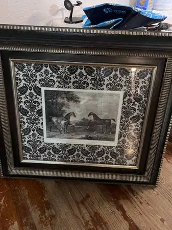 Vintage Equestrian Art  Flying Childers For Sale