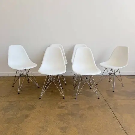 Authentic! Vitra Eames Plastic Molded Chairs (Retail $4400+)