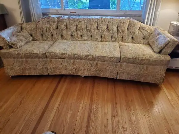 8 foot Couch with wheels
