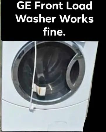 GE Front load Washer and Dryer No Problems Dryer needs power cord