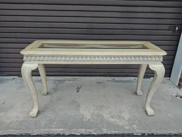 Vintage European Style Sofa / Console Table.