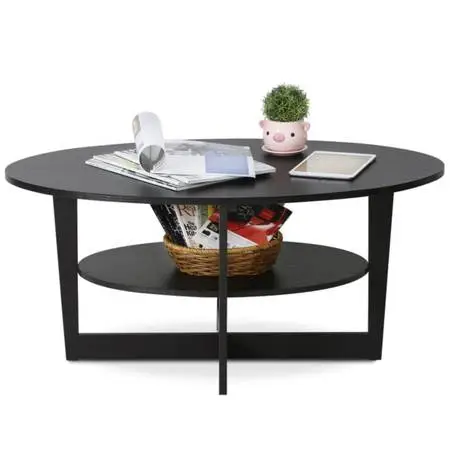 Oval Coffee Table, Walnut Color
Measurements in the pictures