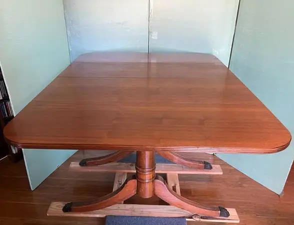 VTG Vintage Duncan Phyfe Replica Drop Leaf Table