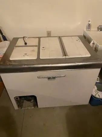 Antique Kelvinator Freezer