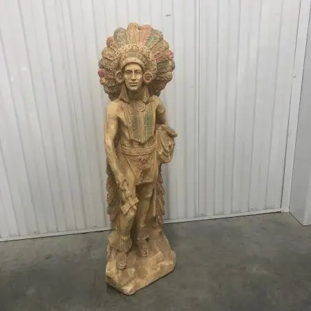 Native American Chief Statue
