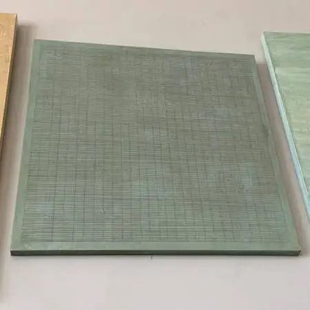 Original Green Abstract Art By Kathy Ramras -36X1.4X36