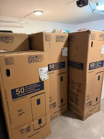 Water heaters new in box