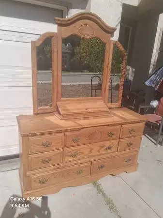 Vintage wood Dresser
