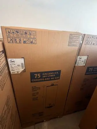 Water heaters brand new in box
