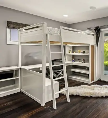 Pottery Barn Teen-Sleep & Study Loft Bed - Great Condition! $850 obo