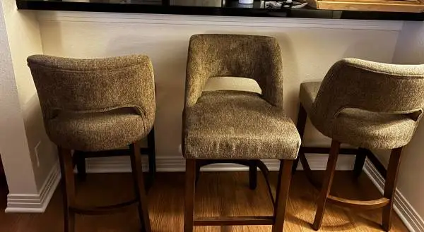 Wayfair Beige Bar Stool Set (4)