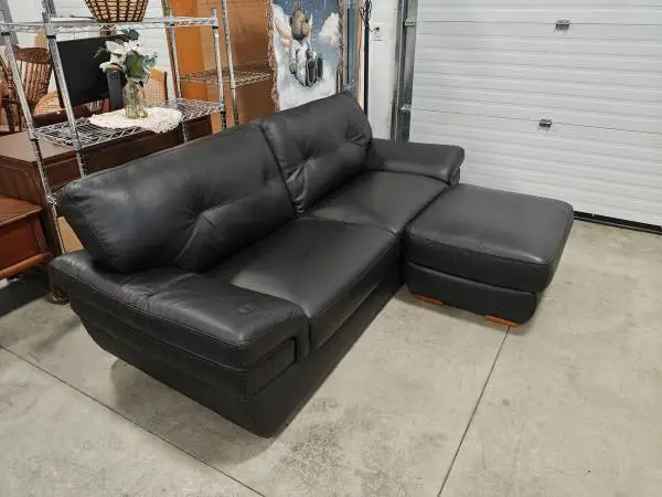 Natuzzi Sofa and Ottoman