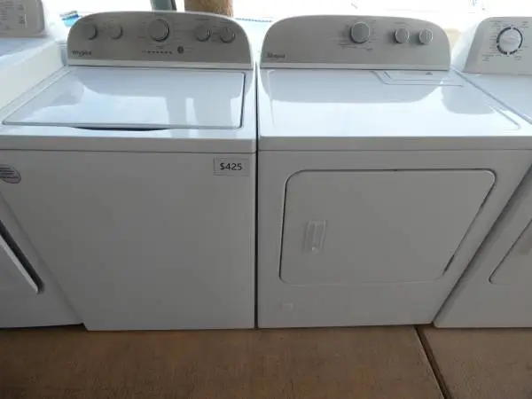 WHIRLPOOL WASHER/GAS DRYER 90 day warranty some delivery