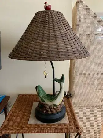 Reduced Very tropical unique table lamp
