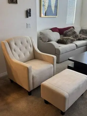 Chair & Ottoman